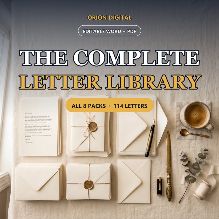 Complete UK Letter Library — 114 letters