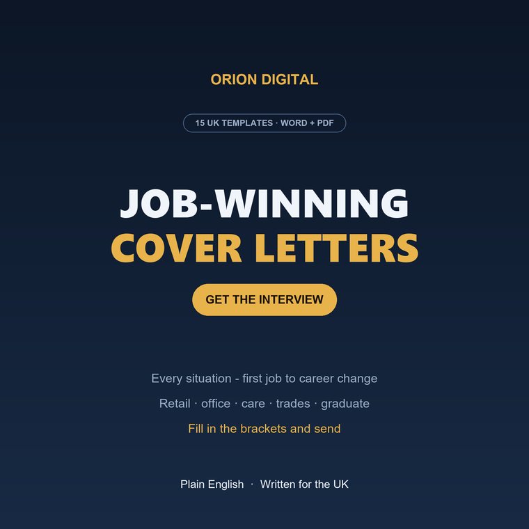 Cover letters